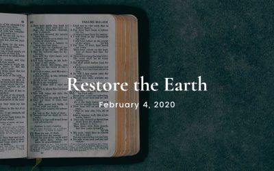 Restore the Earth